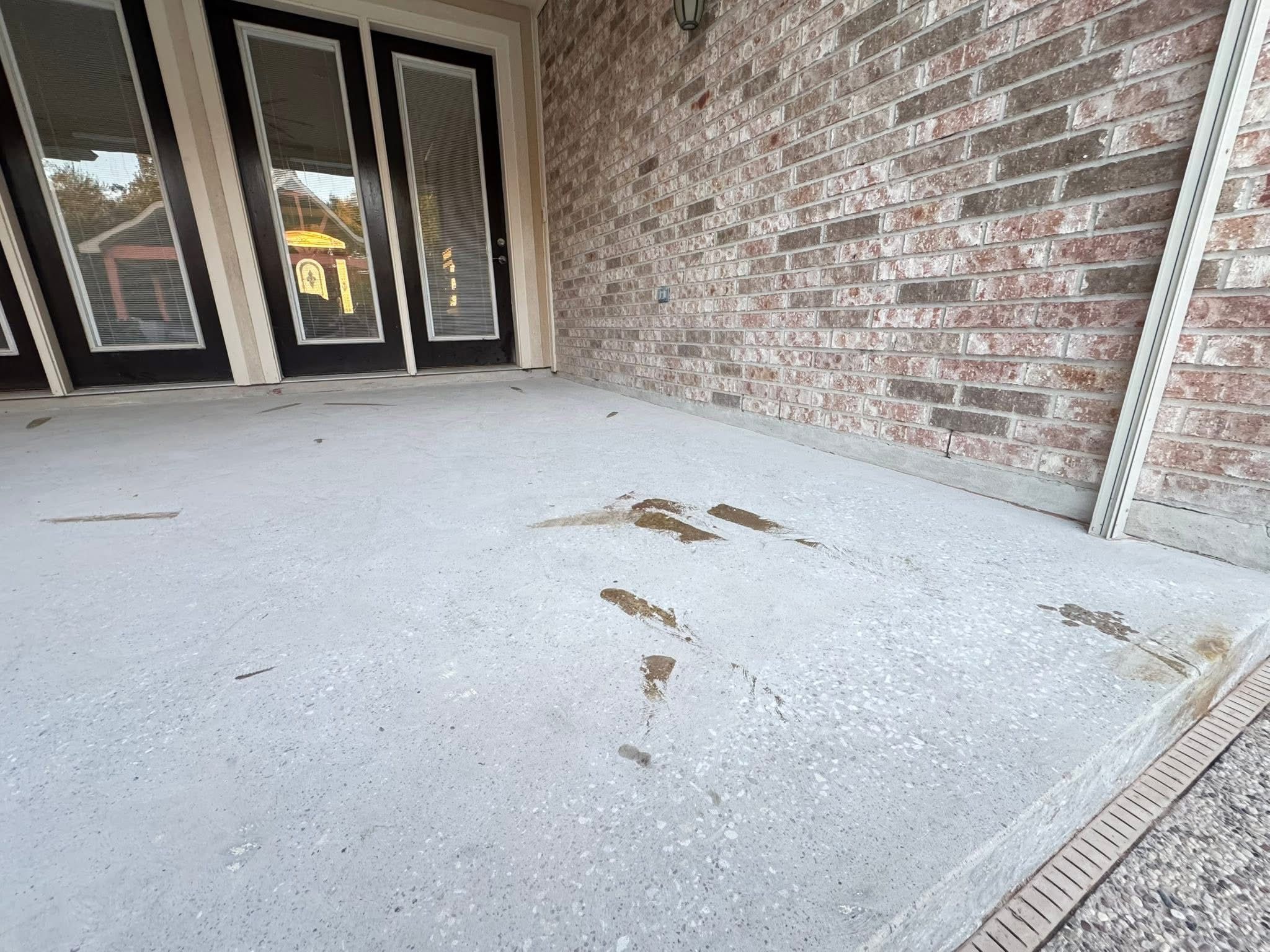 Floor before epoxy — project 3